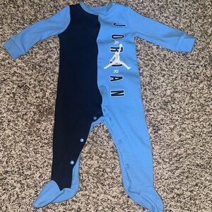 Jordan University Blue long sleeve onesie 9m